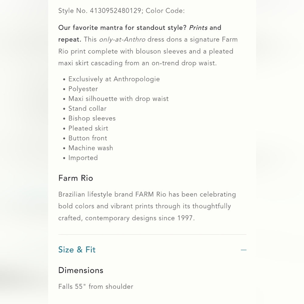 Farm Rio Dress - Picture 5 of 8